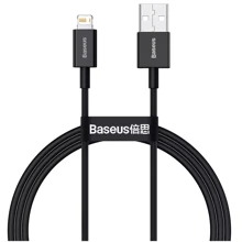 Кабель Baseus USB Cable to Lightning Superior Fast Charging 1m Black (CALYS-A01): Тип USB Cable - Lightning