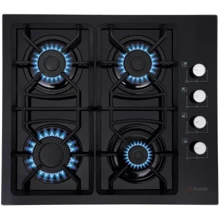 Варочная поверхность газовая Perfelli HGG 61124 BL: Размеры для встраивания (ШxГ) 55x47 см