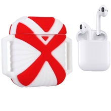 Чехол для наушников Becover Case X-HuWei i-Smile with Belt Red/White IPH1443 (702334) for Apple AirPods: undefined undefined