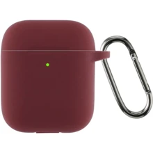 Чехол ArmorStandart Ultrathin Silicone Case With Hook Burgundy (ARM59680) for Apple AirPods 2: undefined undefined