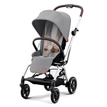 Прогулянковий візок Cybex Eezy S Twist+ 2 SLV Lava Grey з бампером (522001097): Тип коляски Прогулочная