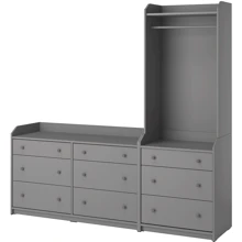 Шкаф ІКЕА HAUGA 208х199 см (893.882.29): undefined undefined
