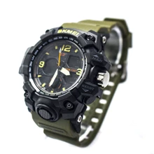 Наручний годинник Skmei 1327 Green: Стиль спортивний