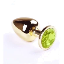Анальная пробка, Gold Beryl, L: Для кого Унисекс