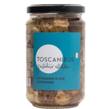 Артишоки в олії Toscanibus Contadina 280 г (8007760584872): Вага нетто 280 г