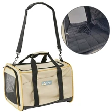 Сумка-переноска Kurgo Wander Carrier для собак и котов песочный 43х28х28 см (57841): Производитель Kurgo