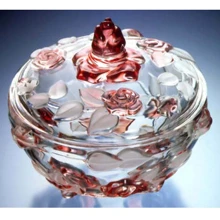 Конфетница Цукерничка Walther Glas Natasha Rose 3800 WG (17 см): Тип Конфетница с крышкой