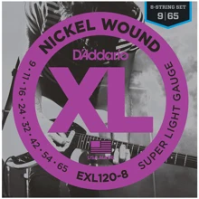 Струна для гитар Струны D`ADDARIO EXL120-8 XL 8-STRING SUPER LIGHT (09-65): Тип Комплект струн