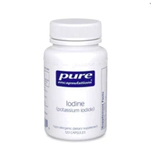 Pure Encapsulations Iodine (potassium iodide) 200 mg 120 caps Йод (Йодид калия) (PE-00382): Тип Йод