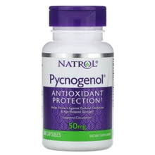Natrol Pycnogenol 50 mg Пикногенол 60 капсул: Вид Неферментные