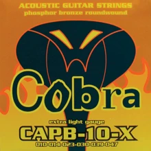 Струна для гитар Струны для акустической гитары Cobra CAPB-10-X: Тип Комплект струн