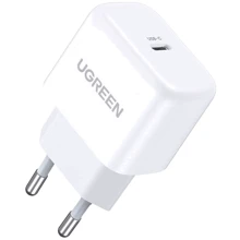 Зарядное устройство Ugreen USB-C Wall Charger CD241 20W White (10220): Особенности Быстрая зарядка, USB-C