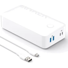 Внешний аккумулятор Anker Power Bank 40000mAh 347 30W White (A1377): Количество USB 3