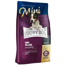 Cухий корм Happy Dog Mini Irland для собак дрібних порід для нормалізації линяння та собак, що мають проблеми зі шкірою з кроликом та лососем 4 кг (61222): Тип Сухой корм
