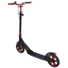 Самокат Globber серії One NL 230 Ultimate, червоно-сірий, до 100кг, від 1.55м, 2 колеса: Кількість коліс 2