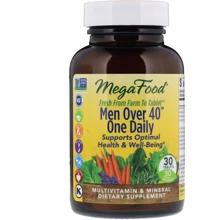 MegaFood Men Over 40 One Daily Iron Free Formula 30 Tabs Мультівітаміни для чоловіків: Тип мультивітаміни