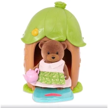 Игровой набор Li'l Woodzeez Домик c сюрпризом (зеленая крыша, фигурка-медведь, 1 аксессуар) (WZ6614Z): Тип Набор игровых фигурок
