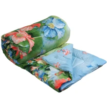 Одеяло Руно 172x205см шерстяное "Summer flowers" (316.137ШК_Summer flowers): Тип Теплые