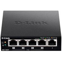 Сетевой коммутатор D-Link DGS-1005P: Порты только Gigabit Ethernet (10/100/1000)