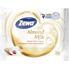 Zewa Almond Milk moist Волога туалетний папір c ароматом мигдалевого молочка 42 шт.: Класифікація Мас-маркет