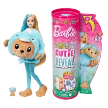 Кукла Barbie Cutie Reveal Прекрасное комбо Медвежонок в костюме дельфина (HRK25): Возраст от 3 лет