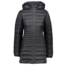 Куртка CMP Woman Parka Snaps Hood 30K3676-U901 44 (36) черная демисезон с капюшоном: Сезон Демисезон