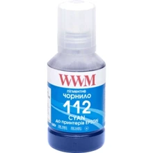 Чернила WWM Epson L11160/6490 №112 140г Cyan pigmented (E112CP): Цвет Cyan