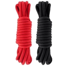 Набір мотузок для бондажа Submission 5М Red & Black (червона + чорна): Виробник sLash