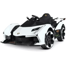 Детский электромобиль Bambi Racer Lamborghini белый (M 4865EBLR-1): Вид автомобиль