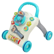 Детские ходунки-каталка Limo Toy 698-62-63 с музыкой и светом (Голубой): Цвет голубой