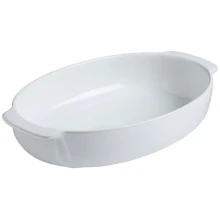 PYREX SIGNATURE 25x18 см/для запекания/овальн/керам/белый (SG25OR1): Крышка Нет