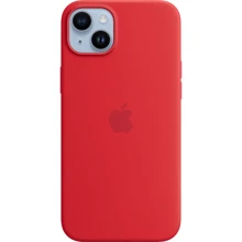 Чехол для iPhone Apple iPhone 14 Plus Silicone Case with MagSafe - (PRODUCT)RED (MW513ZE/A): Цвет красный