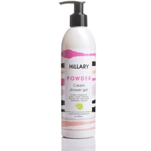 HiLLARY POWDER Cream Shower Gel 300 ml Натуральный крем-гель для душа: Назначение Очищение