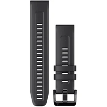 Ремешок Garmin QuickFit 22 Watch Bands Black Silicone (010-13111-00): Цвет черный