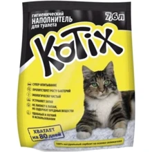 Наполнитель для кошачьего туалета KOTIX 7.6 л (Kotix 7,6): Вид Силикагелевый