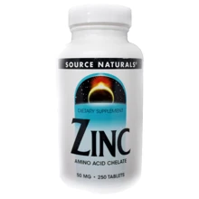 Source Naturals Zinc 50 mg 250 tabs Цинк: Тип Цинк