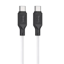 Кабель Hoco Cable USB-C to USB-C X90 3A 60W 1m White: Тип USB-C - USB-C