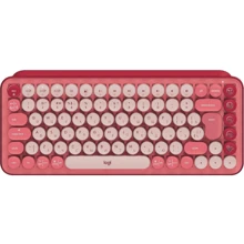 Клавіатура Logitech POP Keys Wireless Mechanical Keyboard Heartbreaker Rose (920-010718): Підключення бездротове