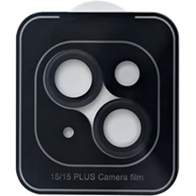 Защитное стекло для iPhone ZK Hawk-Eye Glass Black for Camera iPhone 15/15 Plus: Тип защиты экрана на камеру