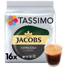 Кава в капсулах Jacobs Tassimo Espresso 118.4 г (8711000500552): Вид напою Кофе в капсулах