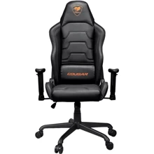 Кресло геймерское Cougar Дышащая экокожа Стальной каркас Черный (Armor AIR (Black)): undefined undefined