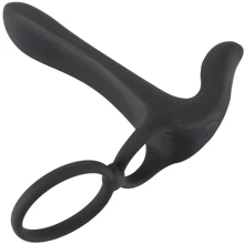 Насадка на пенис с эрекционным кольцом Orion Black Velvets Couple's Vibrator: Для кого Для мужчин