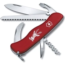 Мультитул Victorinox Hunter 111мм/12предметов/красный нейлон (0.8573): Тип мультитул (многофункциональный инструмент)