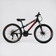 Велосипед спортивный Corso Primary 24" красный (PRM-24020): Диаметр колес, дюймов 24