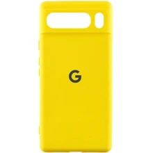 Чехол для телефонов Lakshmi Premium Silicone Case with Logo Full Camera Yellow for Google Pixel 8 Pro: Совместимость Google Pixel 8 Pro