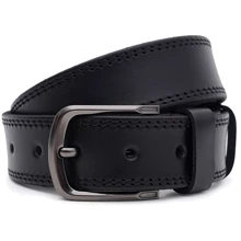 Чоловічий ремінь Borsa Leather чорний (150v1fx78-black): Стать Мужской