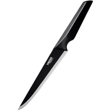 Ніж для м'яса Vinzer Geometry Nero line 20.3 см (50303): Лезо Нержавеющая сталь