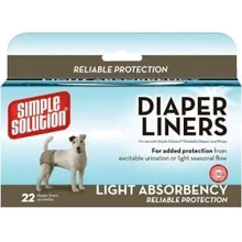 Гигиенические прокладки Simple Solution Disposable Diaper Liners - Light Flow для собак 22 шт. (ss10608-3Р): undefined undefined