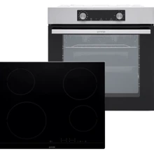 Варочная поверхность Комплект Gorenje BO6737E02X + ECT41SC: Расположение панели Спереди справа