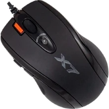 Мышь A4 Tech X-710 MK USB Black: Интерфейс подключения проводная USB